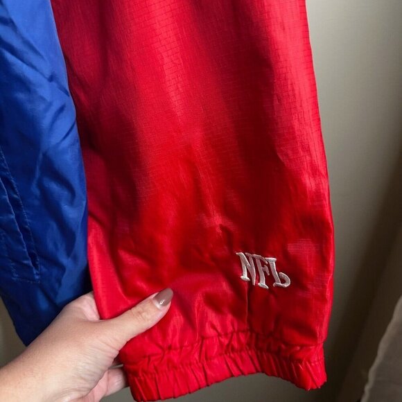 VTG NFL Super Bowl G-111 Jacket XL Red Blue Zip Up Windbreaker Detroit 2006 - Picture 4 of 14